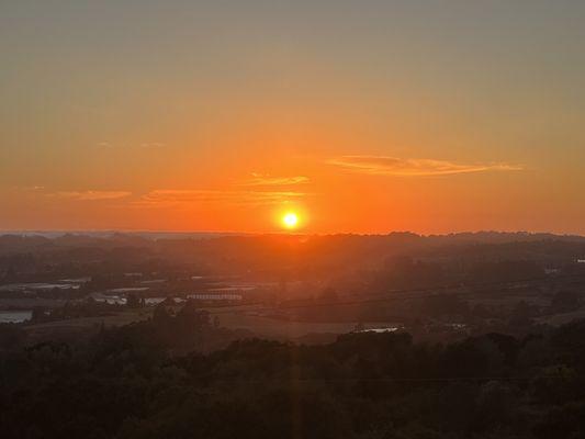 Beautiful sunsets every evening from the facility