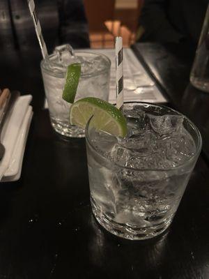 Gin and tonics on the HH menu