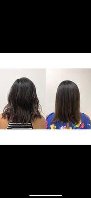 Trim and tone to stay a healthy deep brunette