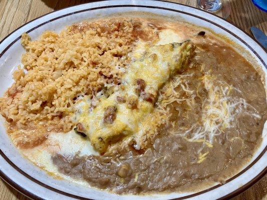 #2 Chile Relleno lunch combination