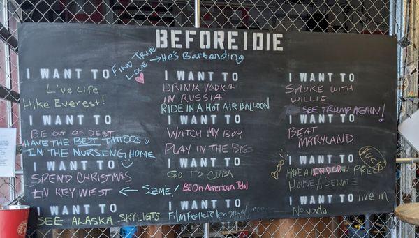 "Before I Die" at The Garage, New Bern