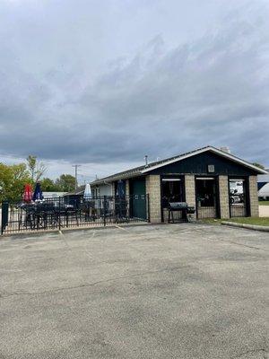 Outdoor seating area