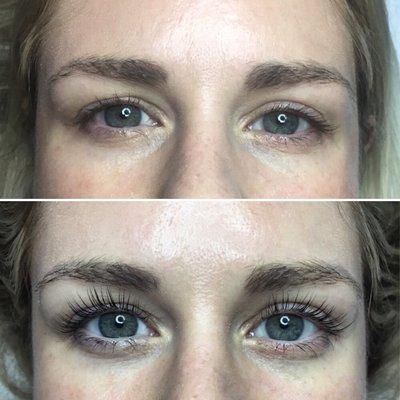 Amazing lash lift and tint by Haley