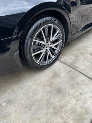 2024 Toyota Camry clean wheel After