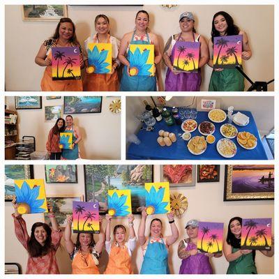 Paint and Sip event