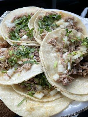 Carnitas tacos.