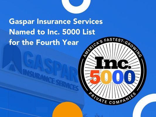 Named four times to Inc. 5000 List of America's Fastest Growing Private Companies