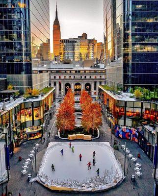 The Rink of Manhattan West. Manhattan West Plaza 385 Ninth Avenue.