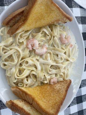 Shrimp fettuccine