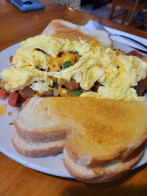 Cozy Mess with sourdough bread