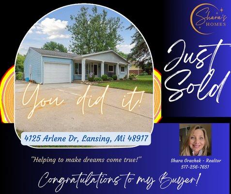 Closing on a house in Delta Township for first time home buyer.