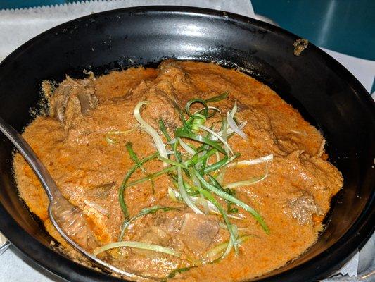 ~ Curry Goat - comes w.white rice