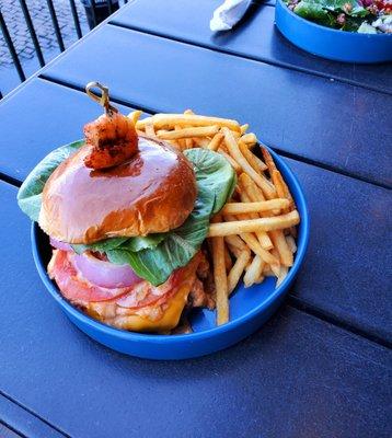 Surf and Turf Burger