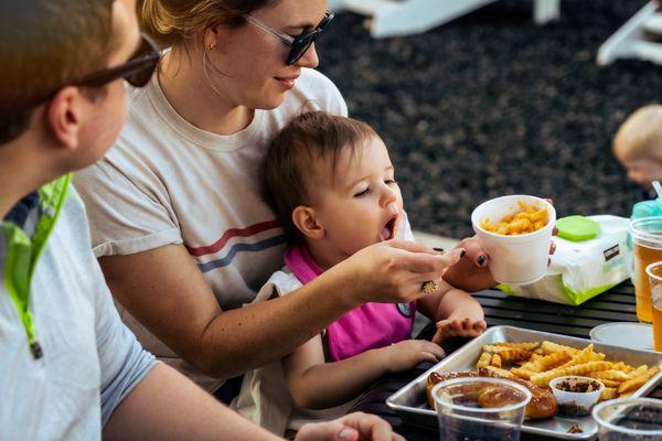 The Wild Acre Beer Garden is the perfect spot for families and friends.