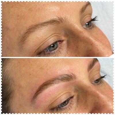 Brow Lamination with Serra. This service takes 30-45 mins. Brow wax, shape & tint included I. Service. Results last 6-8 weeks!