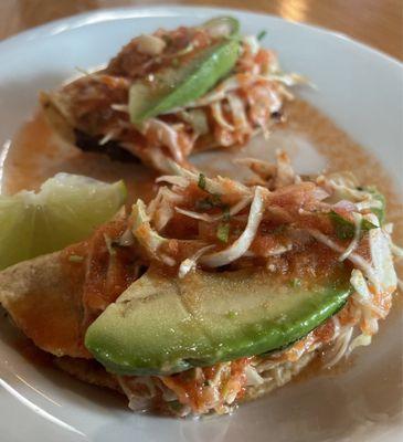 Fiery hot delicious shrimp tacos