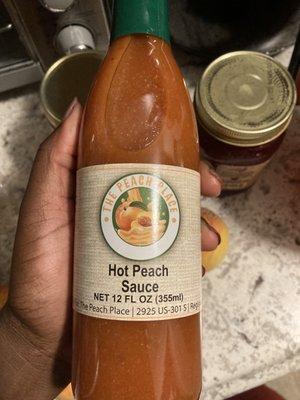 Peach hot sauce