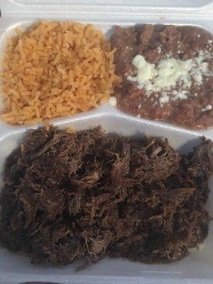 Barbacoa plate