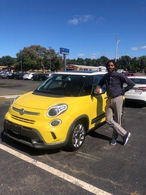 Joron and Luigi (Our Fiat 500L)