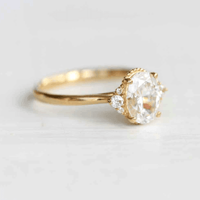 Mayfair Oval Cut Engagement Ring