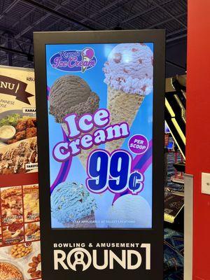 I'm winning with 99 cent ice cream!