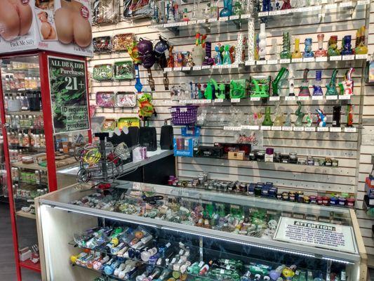 Stop by the smoke shop section to shop our wide variety of water pipes, tobacco pipes, and more.