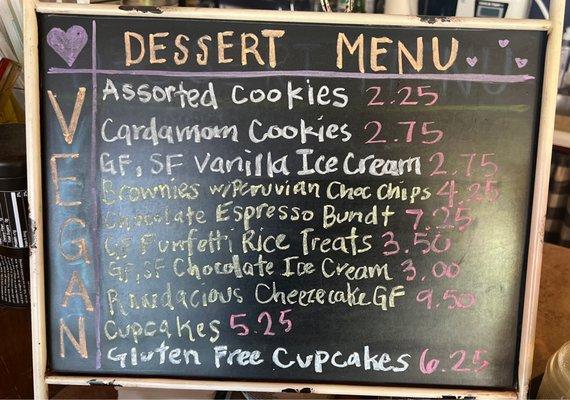 Desert Menu (06/23)