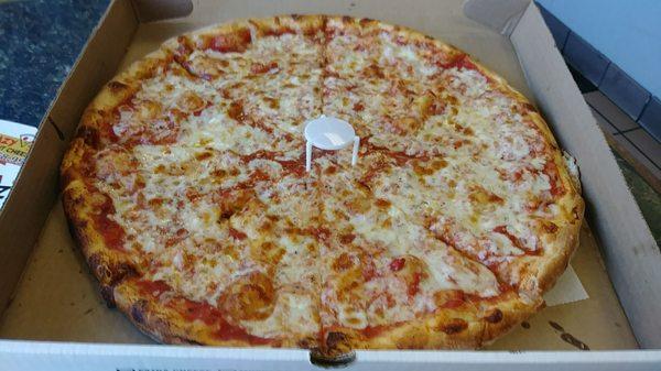 8 cut classic cheese pizza