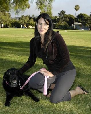 Kalli and Pepsi at Cemetery Park Ventura, CA