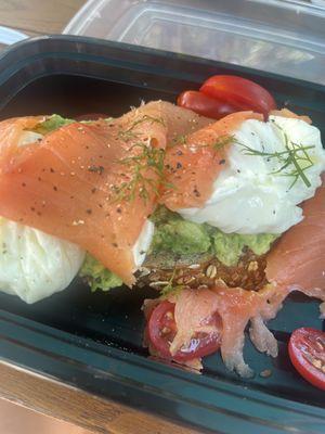 Poached Eggs with Salmon & Avocado