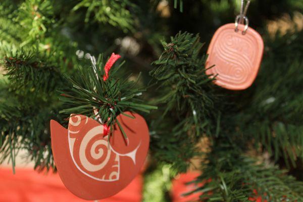 Native American Christmas tree decorations.