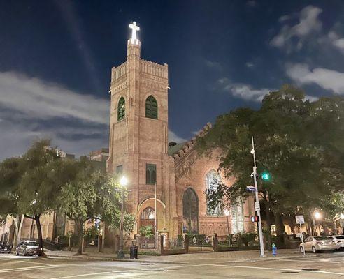 Gorgeous church across the street