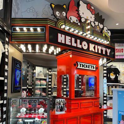 Inside of the Hello Kitty shop