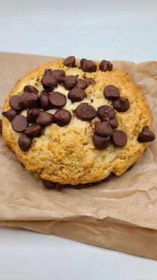 Chocolate chip cream cheese scone