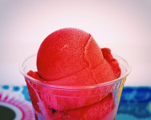 Pure Strawberry Sorbetto- all natural; gluten free; vegan; dairy free; soy free