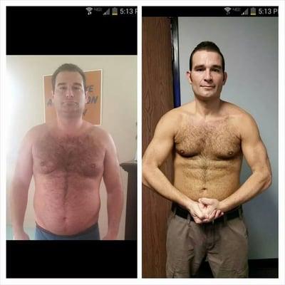 60 day transformation at WBVstudio.com. 60 days I lost 64 pounds total. Have been eating now for 30 days & I have lost 2 more.