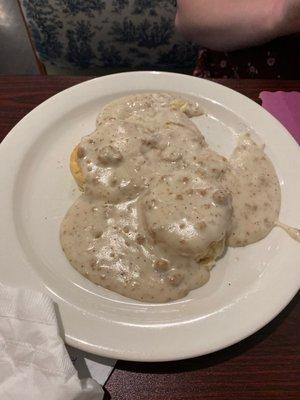 Biscuits and gravy