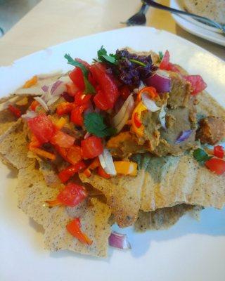 Gluten free vegan nachos