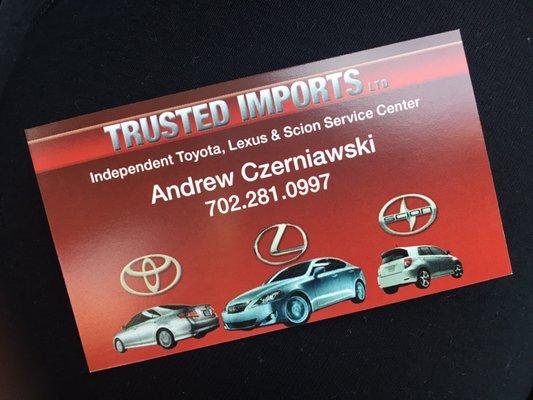 Give Andrew a call!