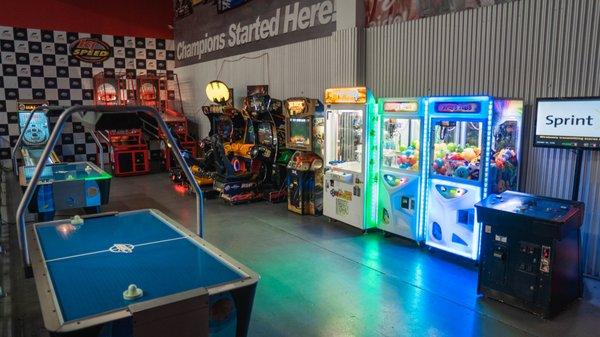 Our arcade features the latest games and classics!