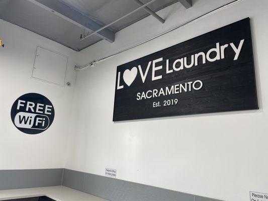 Free WIFI @ Love Laundry