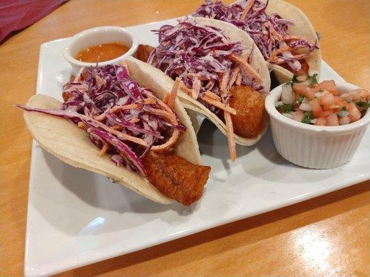 Fish tacos (tilapia)