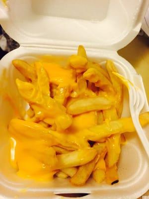 Cheddar fries