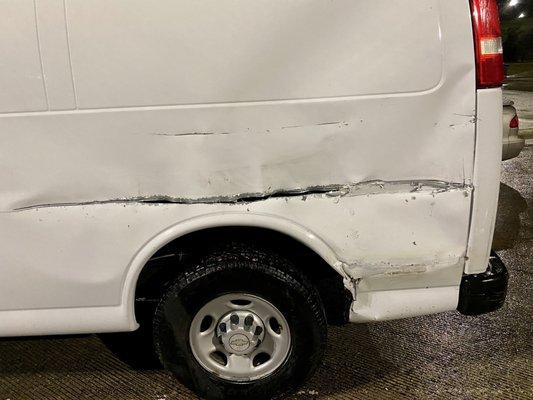 The inflection that totaled my van.