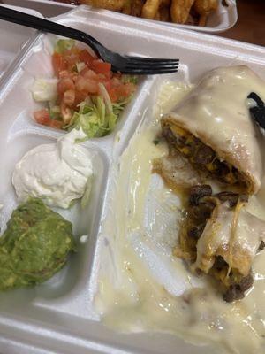 Carne Asada Chimichanga