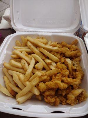 Clam strip meal :)