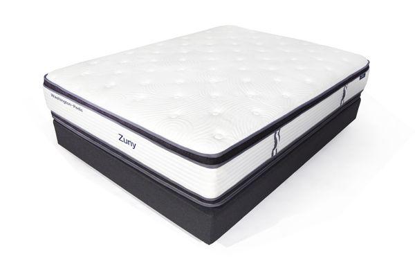 SM535-13" D Zuny Spring Double Pillow Top Mattress By SGS. Queen/King