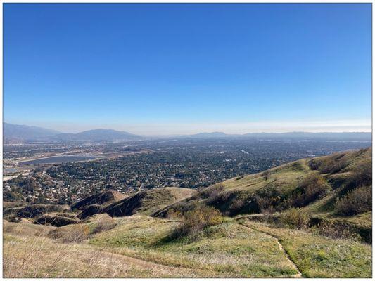 Great view from the trail. Those steep elevation are worth it.