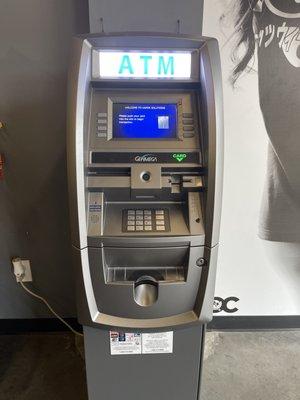 ATM available at our location.