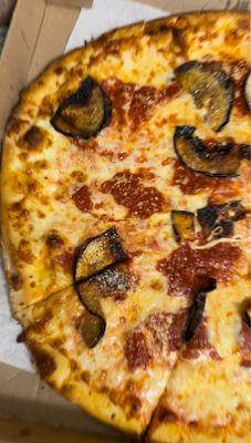 Parmiggiano Pizza with Eggplant